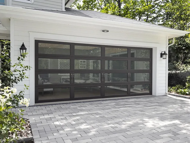 Cheshire Garage Door Repair design specialist presenting custom garage door options to Cheshire homeowner