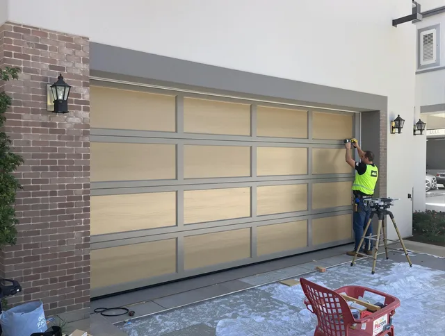 Garage door replacement service by Cheshire Garage Door Repair in Cheshire