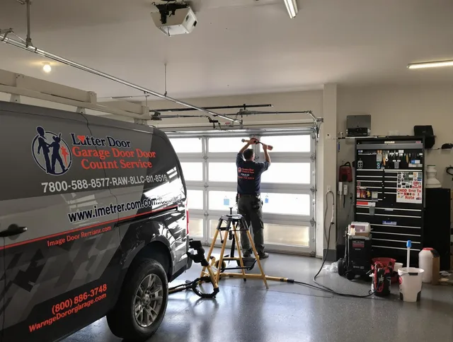 Cheshire Garage Door Repair team performing same-day garage door repair in Cheshire