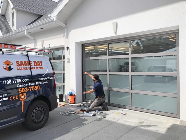 Same-day garage door repair service by Cheshire Garage Door Repair in Cheshire